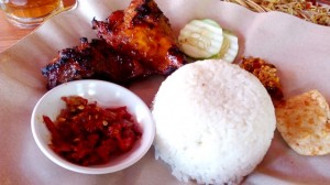 nasi ayam bakar
