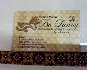 Rumah Makan Bu Lanny Spesial Ayam Kremes di Kota Kediri