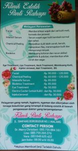 Kulit Sehat dan Cantik di Klinik Estesik Panti Rahayu Malang