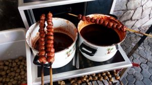 Makan Bakso Bakar Trowulan 65 Yang Terkenal di Kota Malang