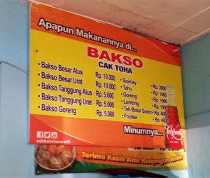 Bakso Dengan Daging Sapi Asli Di Bakso Cak Toha Malang