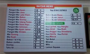 Depot Pangsit Mie Bromo Pojok Kota Malang
