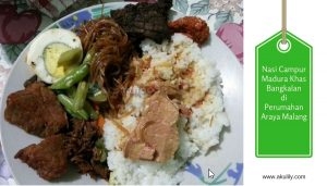Nasi Campur Madura Enak Dan Laris Di Perumahan Araya Malang