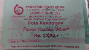 Tiket Masuk Pantai Kondang Merak di Malang Selatan