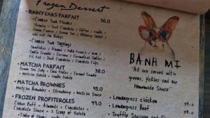 Menu Resto Miss Bee Providore Bandung