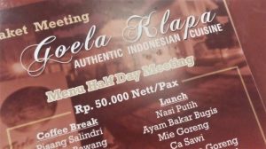 Rumah Makan Goela Klapa Kota Solo