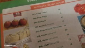 Masakan India di Prabhu Curry House Kota Bandung