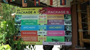 Naik Gajah di Chang Puak Camp Hat Yai Thailand Selatan