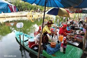 Meriahnya Pasar Apung Klong Hae di Hat Yai Thailand Selatan
