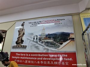 Naik Kereta Kabel di Kek Lok Si Temple Penang