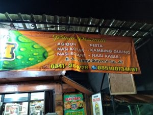 Menikmati Empuknya Sate Kambing Bang Saleh Kota Malang
